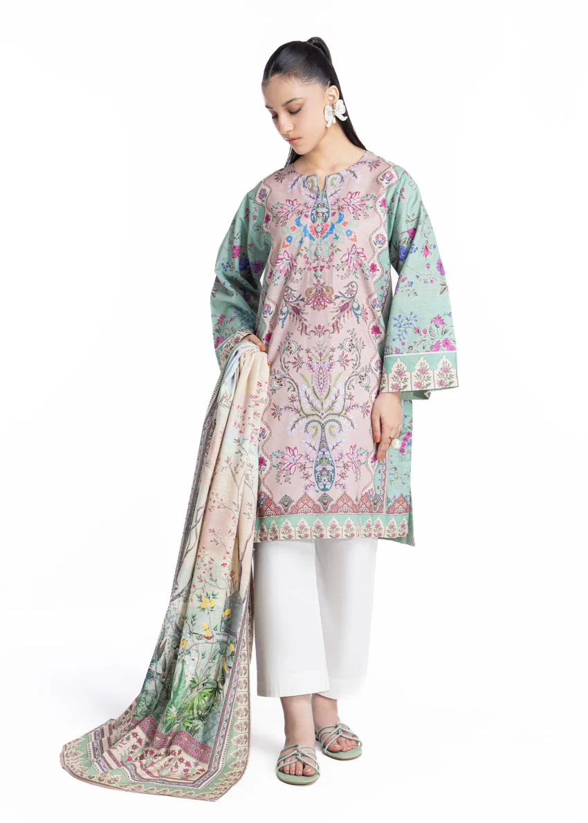 Sage-Khaddar-3 Piece (WP3PPBW25B9O2) - Image 4