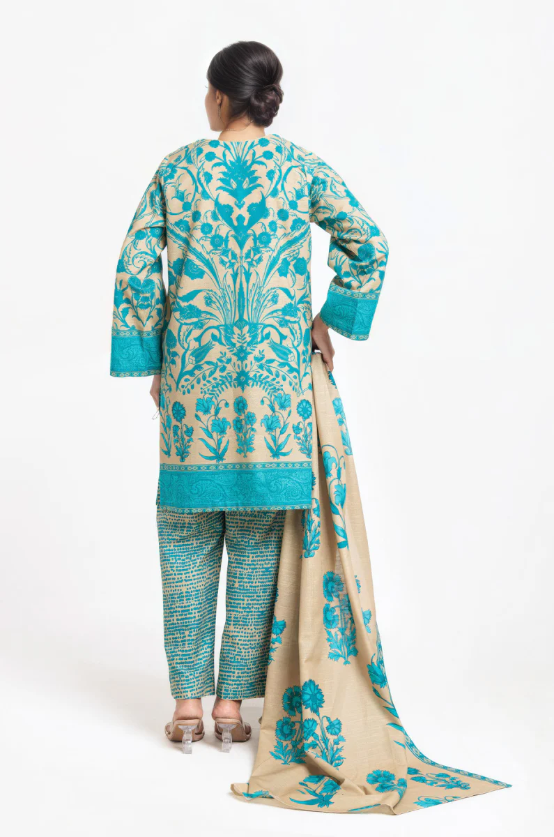 Camel-Khaddar-3 Piece (WP3PPBW25B9O5) - Image 2