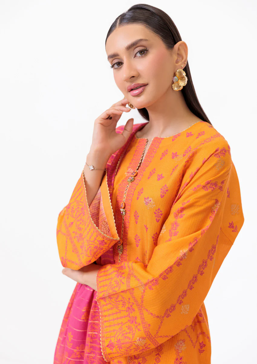 Orange-Jacquard-3 Piece (WP3PPSS25ZA10) - Image 4