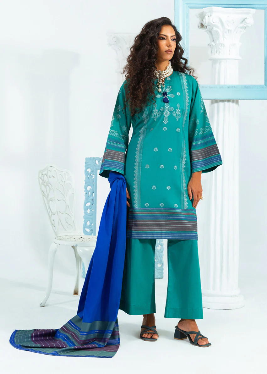 Green-Jacquard-3 Piece (WP3PSBS26B1F22)