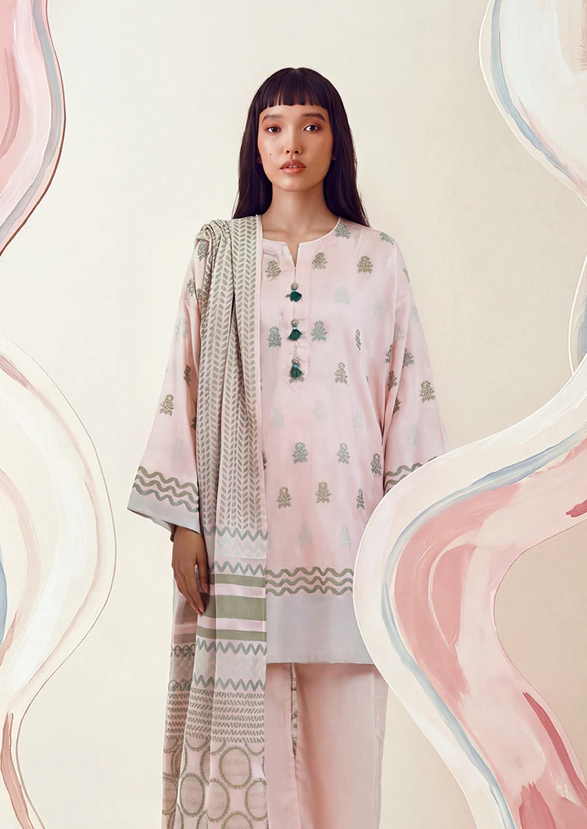 Apricot-Jacquard-3 Piece (WP3PSBS26B1F25) - Image 3