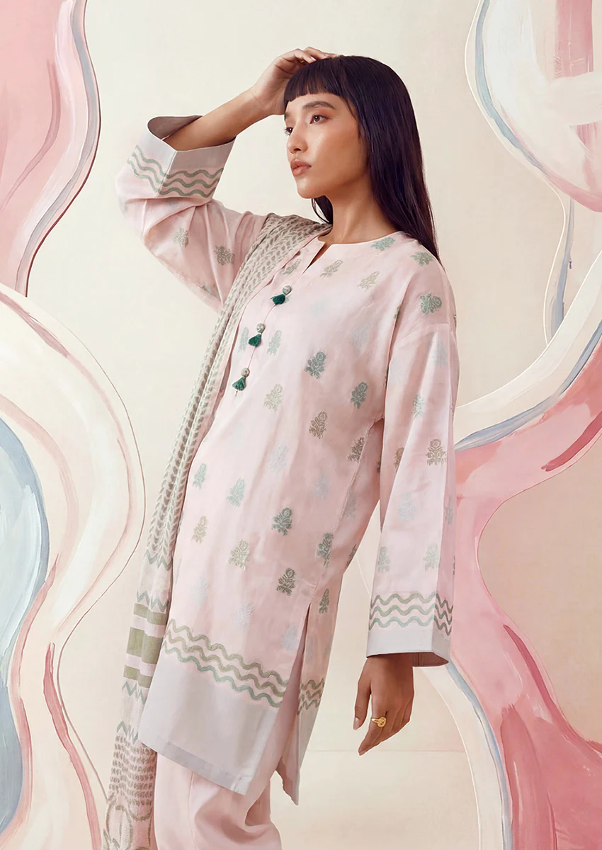 Apricot-Jacquard-3 Piece (WP3PSBS26B1F25) - Image 4
