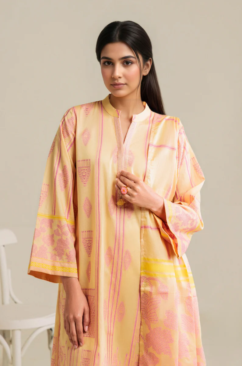B-Yellow-Jacquard-3 Piece (WP3PSBS26B1F27) - Image 3