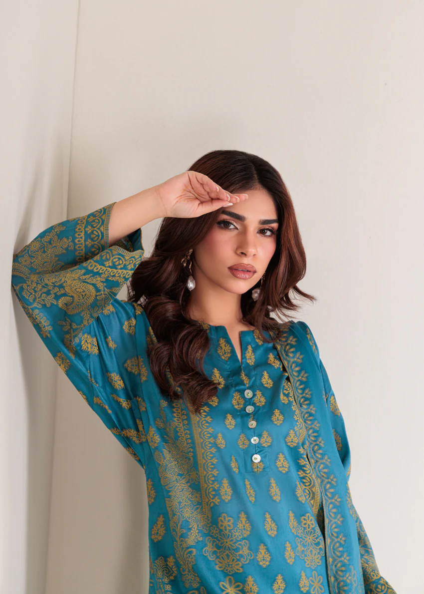 Teal-Jacquard-3 Piece (WP3PSBS26B1F31) - Image 5