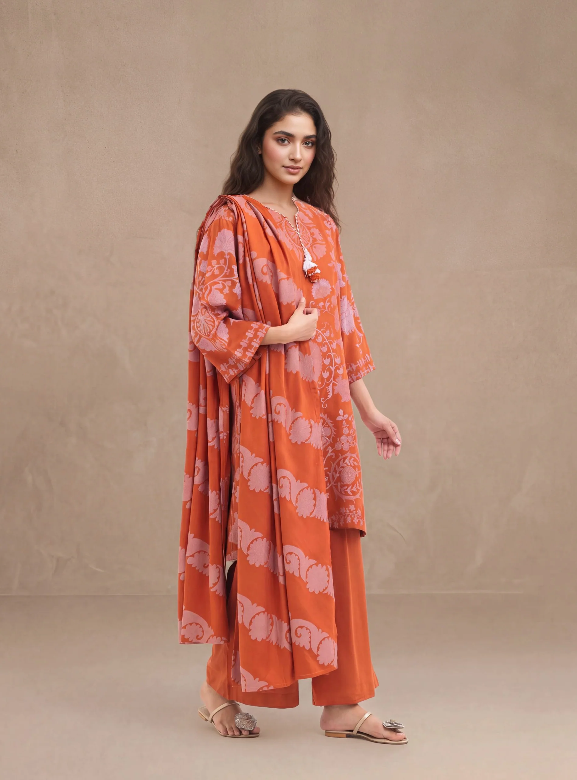 Rust-Jacquard-3 Piece (WP3PSBW25B10N50) - Image 2