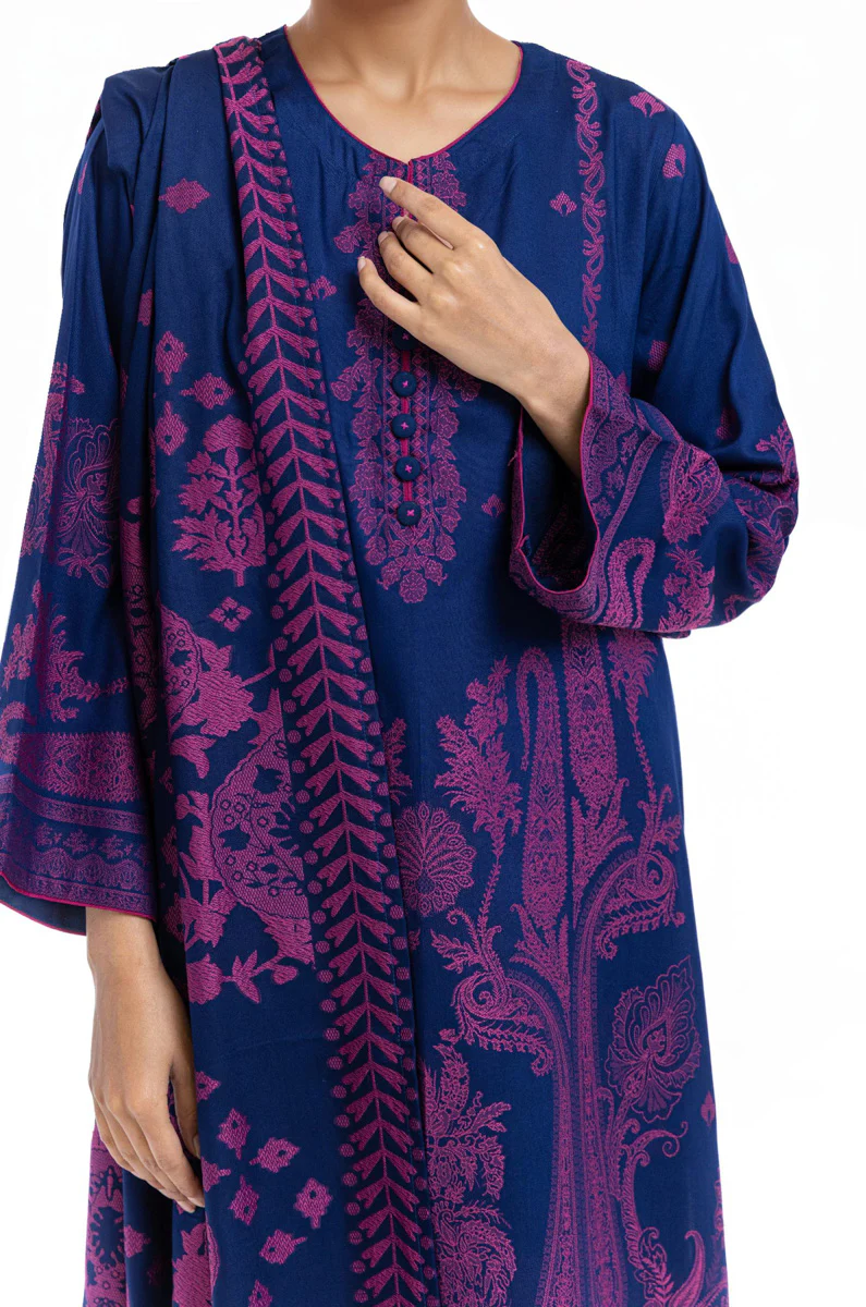 Blue-Jacquard-3 Piece (WP3PSBW25B10N52) - Image 5