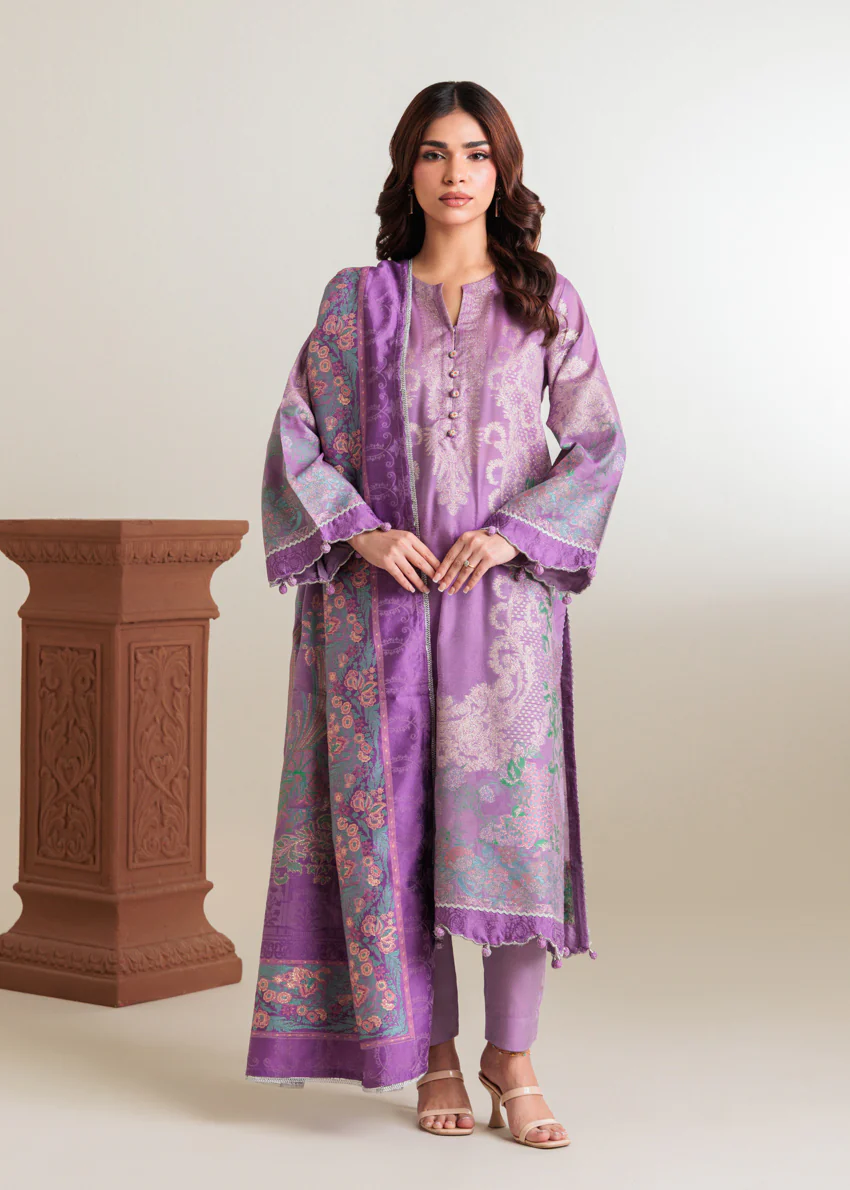Lilac-Jacquard-3 Piece (WP3PSBW25B11D37)