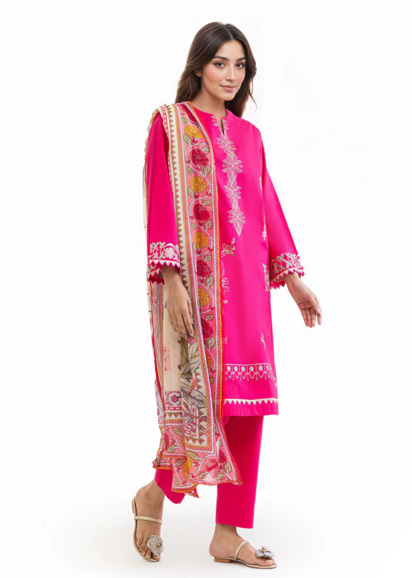 D-Pink-Cambric-3 Piece (WP3PSBW25B1J20) - Image 5