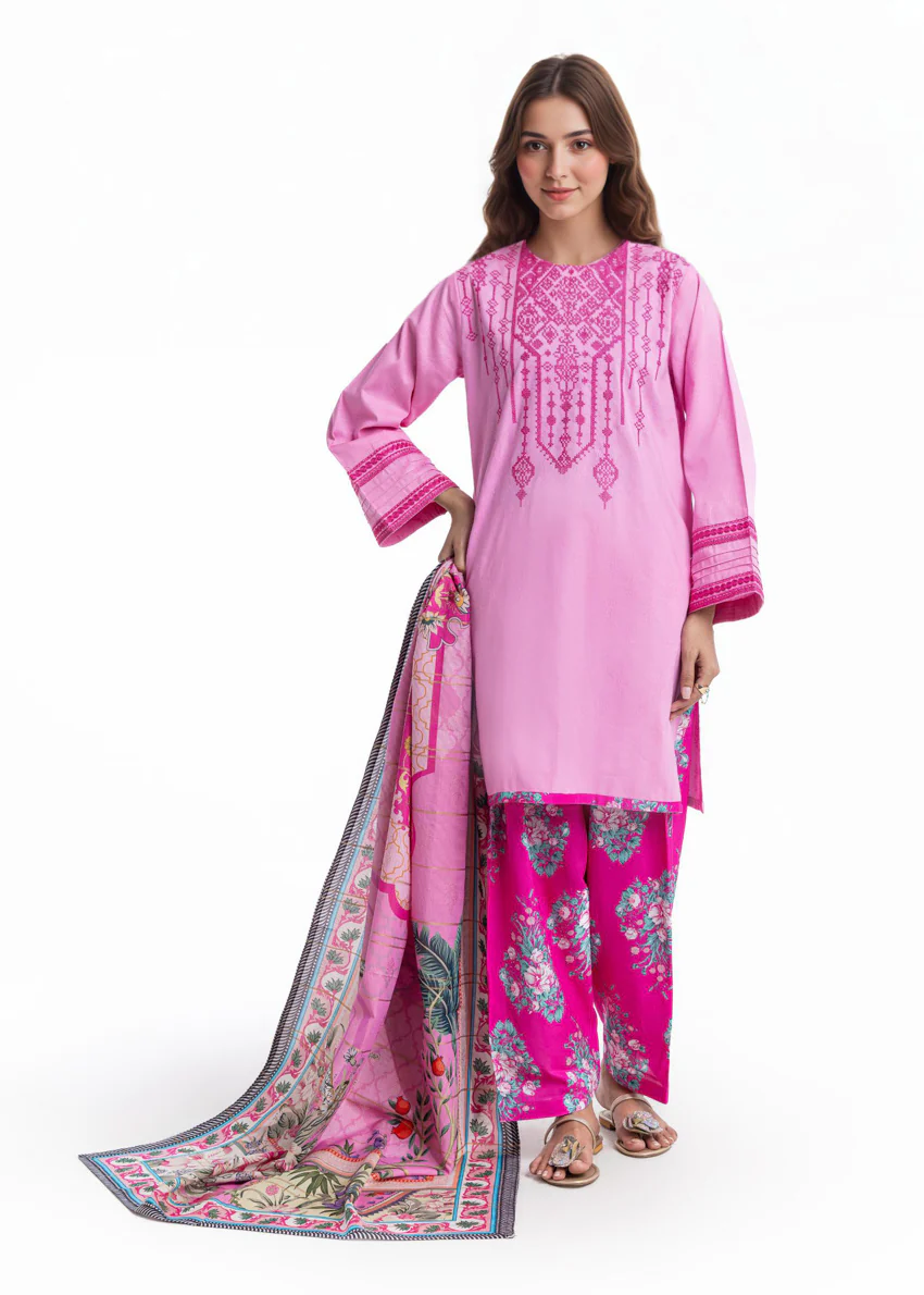 Pink-Jacquard-3 Piece (WP3PSBW25B9O47) - Image 5