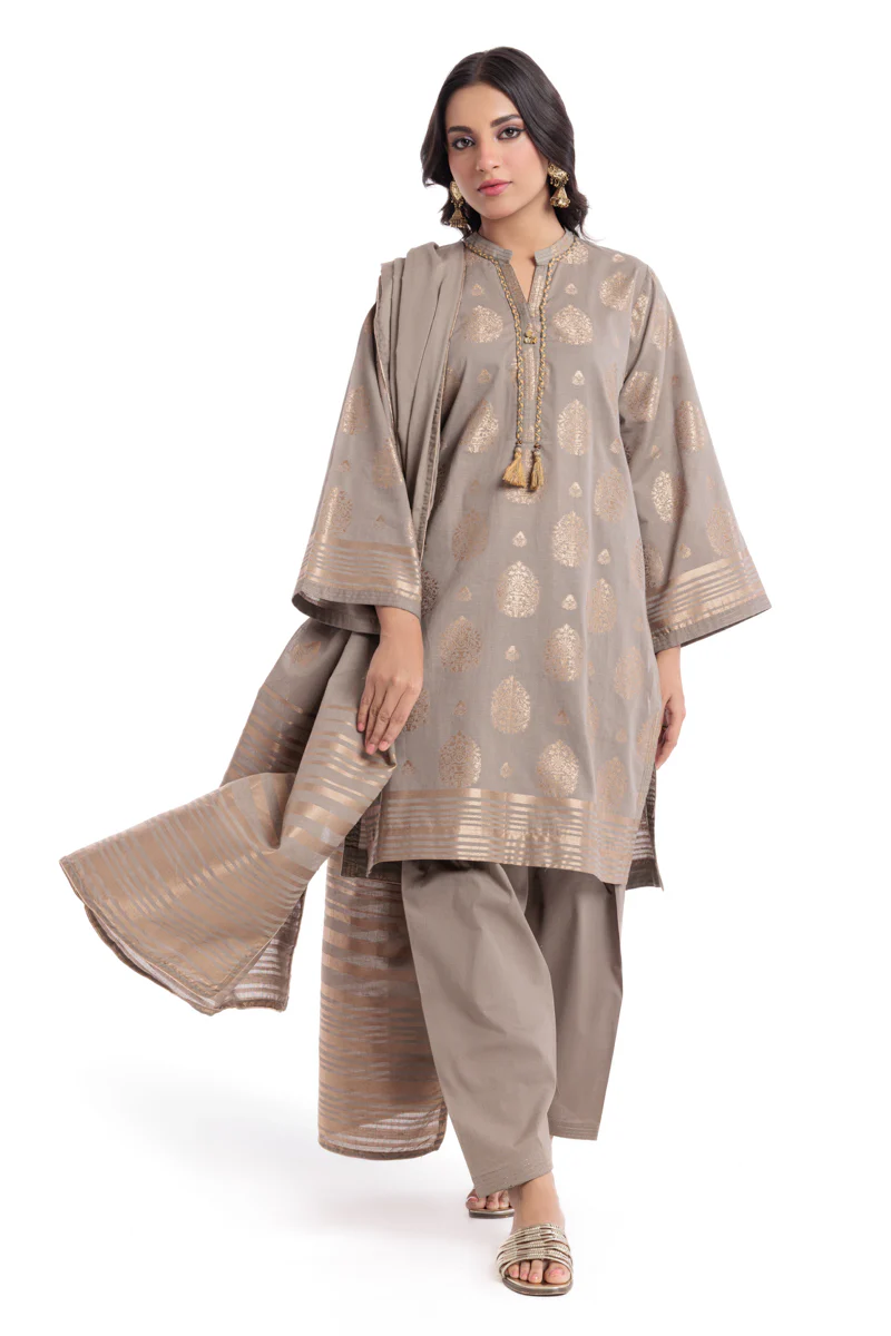 Grey-Jacquard-3 Piece (WP3PSBW25B9O50) - Image 2