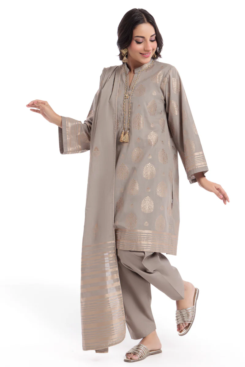 Grey-Jacquard-3 Piece (WP3PSBW25B9O50) - Image 8