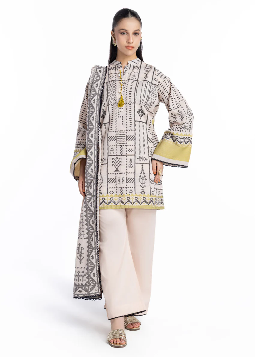 Beige-Jacquard-3 Piece-(WP3PSBW25B9O53) - Image 4