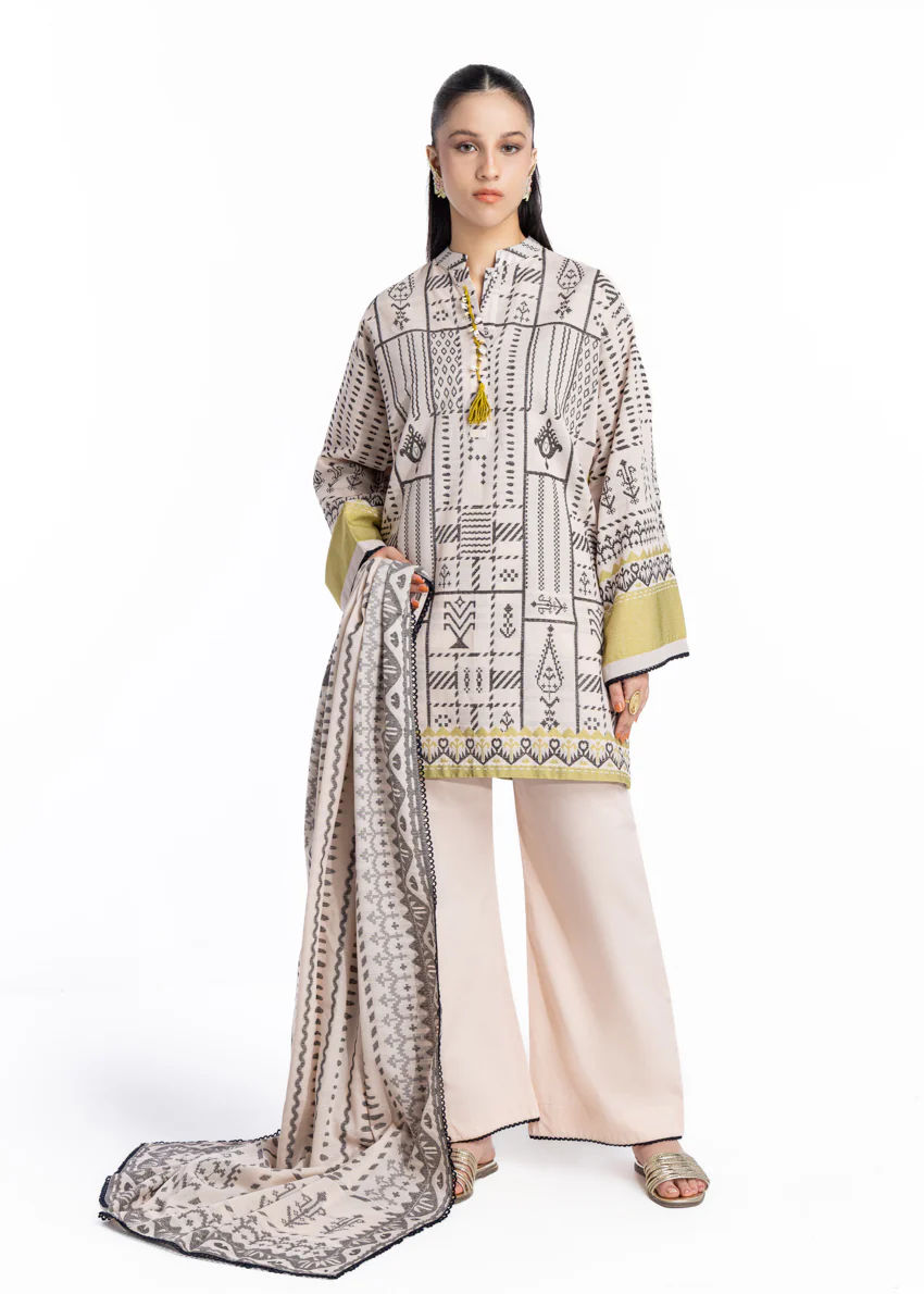 Beige-Jacquard-3 Piece-(WP3PSBW25B9O53) - Image 5