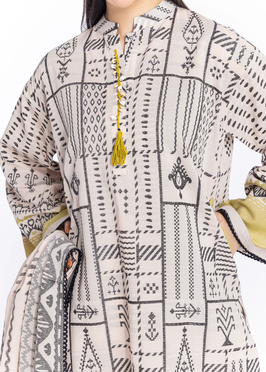 Beige-Jacquard-3 Piece-(WP3PSBW25B9O53) - Image 7