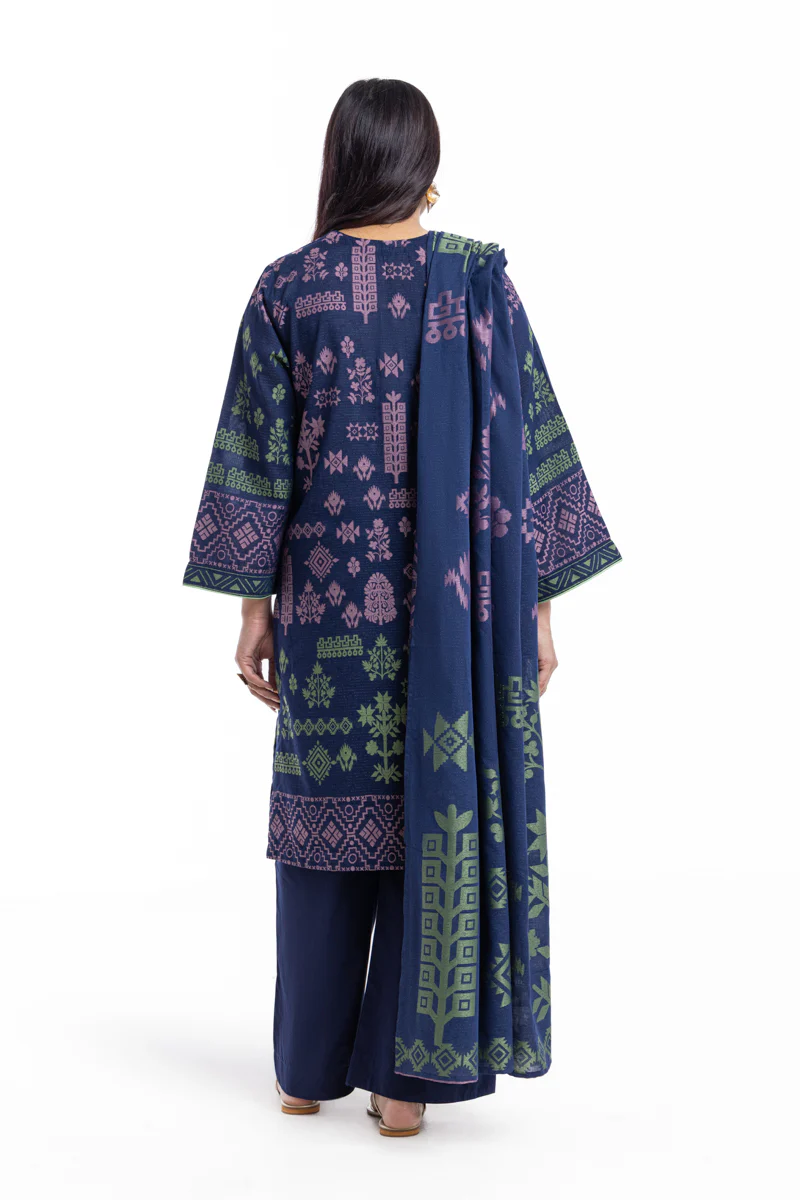 Teal-Jacquard-3 Piece (WP3PSBW25B9O54) - Image 5