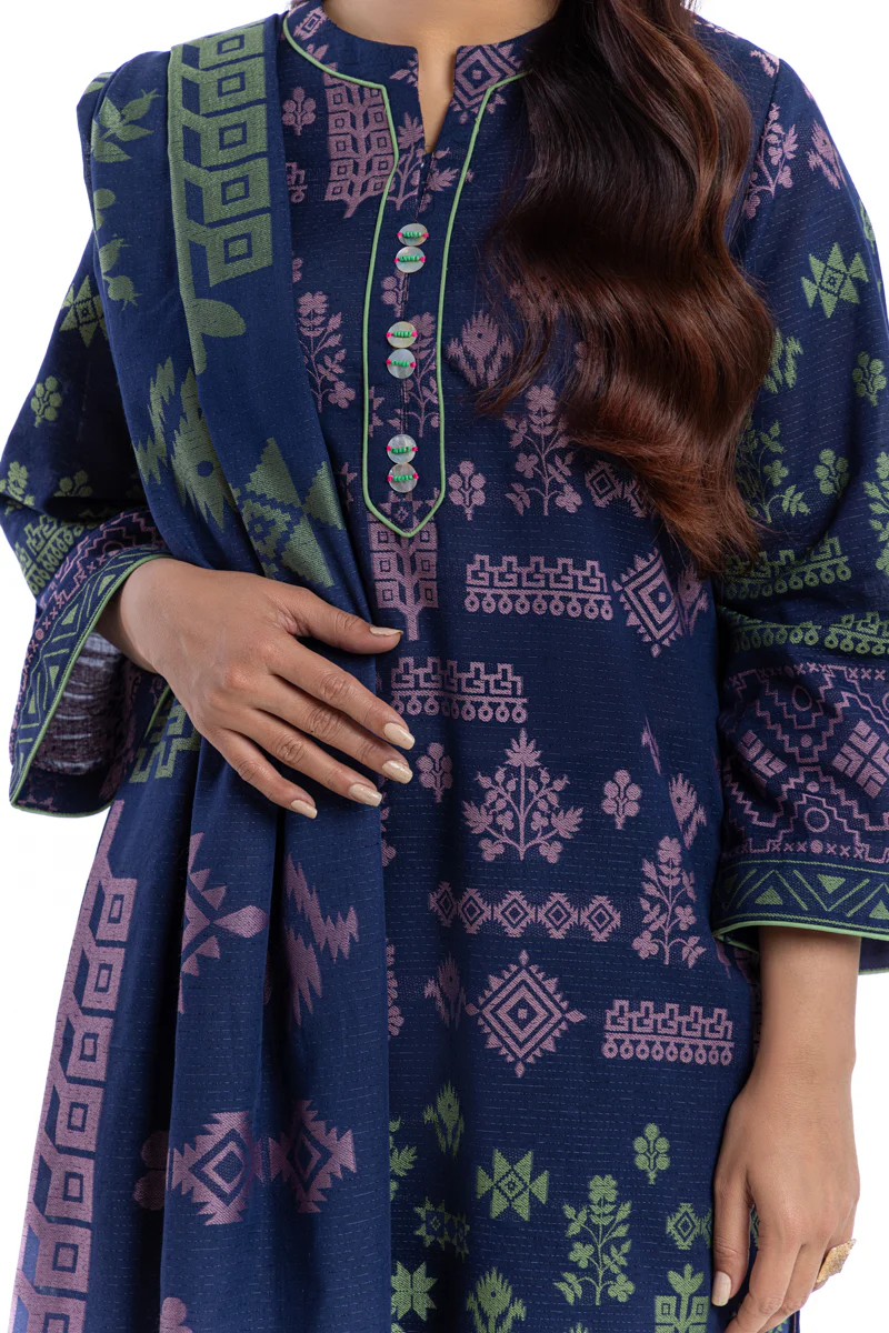 Teal-Jacquard-3 Piece (WP3PSBW25B9O54) - Image 6