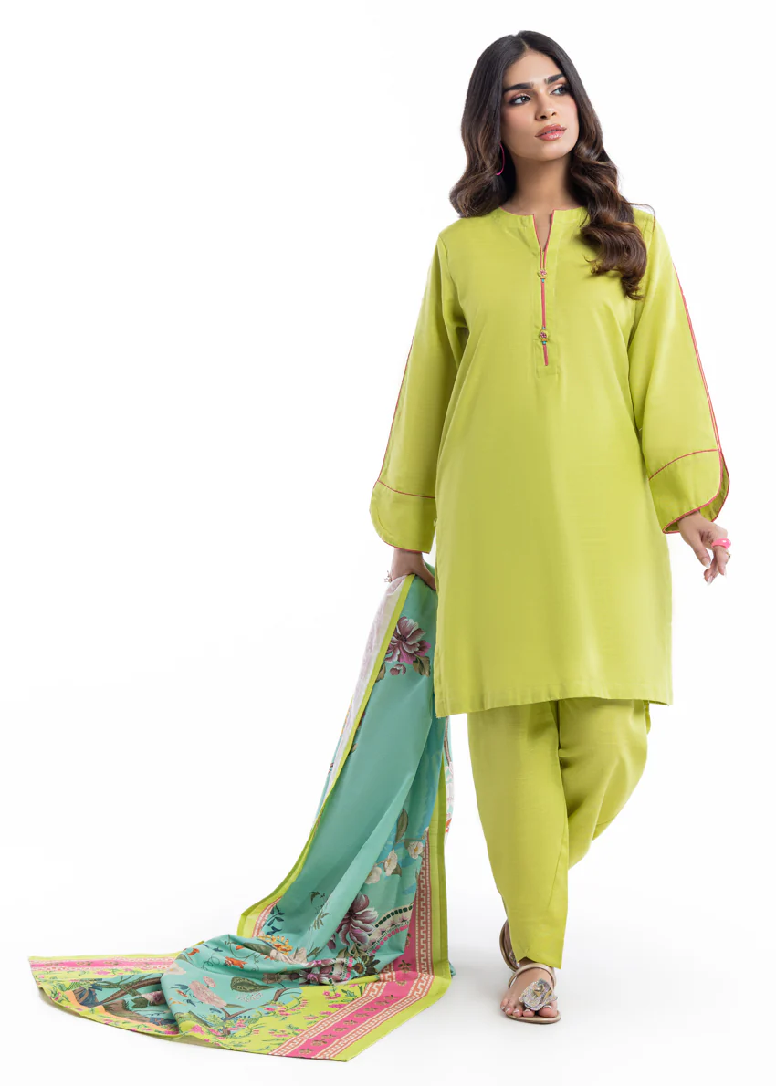 Lime-Khaddar-3 Piece (WP3PSBW25HR10N11) - Image 5