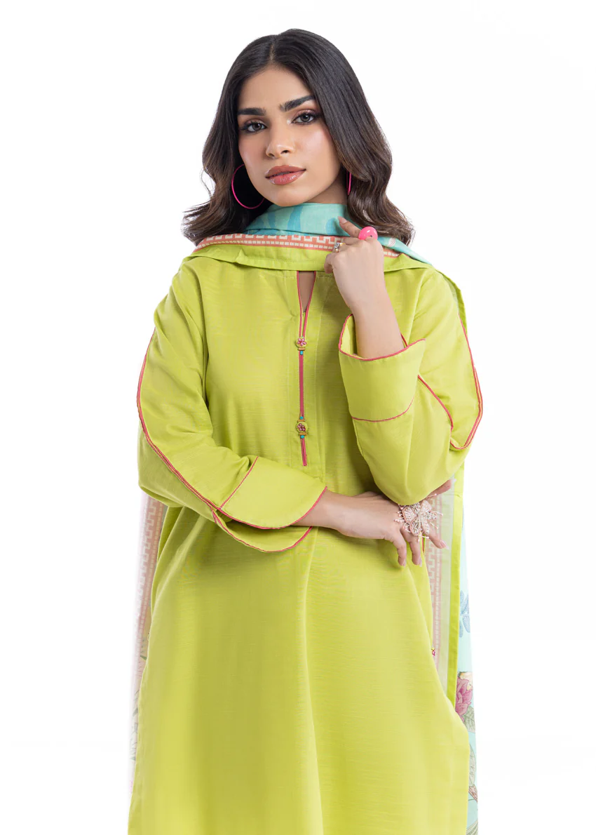 Lime-Khaddar-3 Piece (WP3PSBW25HR10N11) - Image 6
