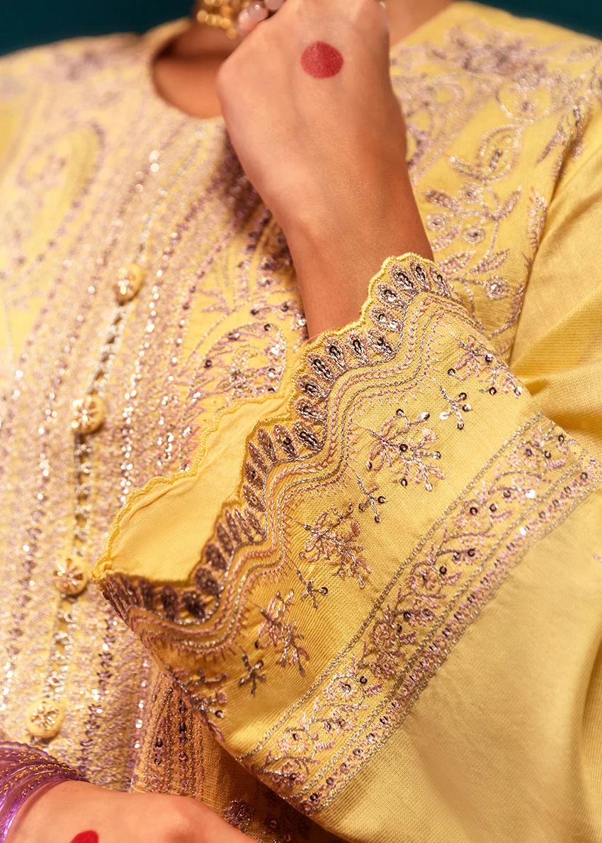 L-Yellow-Cotton-Silk-3 Piece (WP3PSLW25L11D10) - Image 8