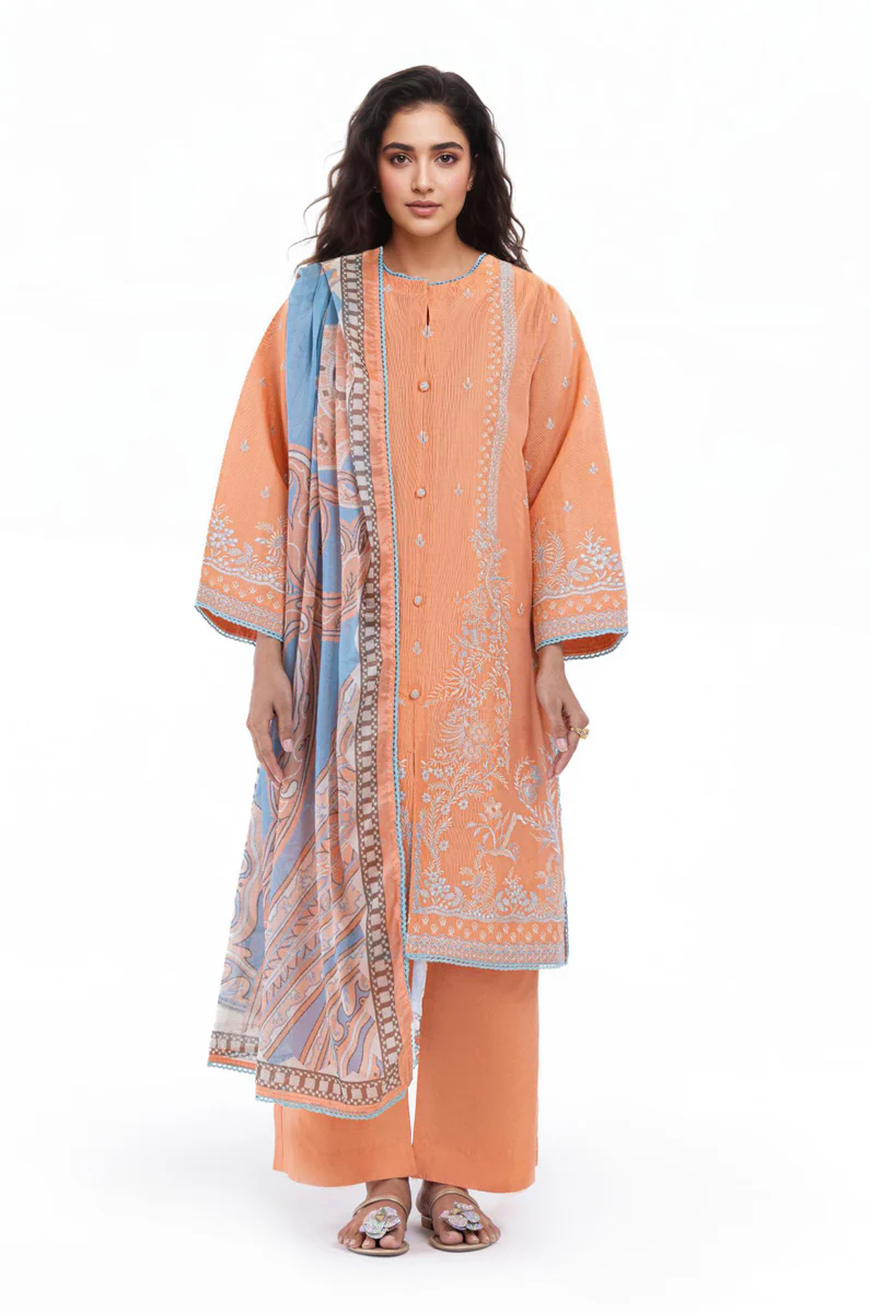 Peach-Cotton-Silk-3 Piece (WP3PSSW25S10N1) - Image 9