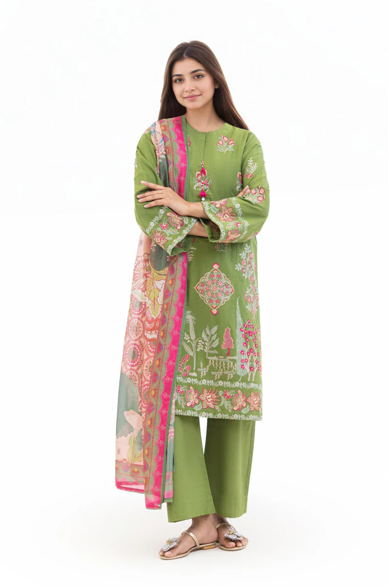 L-Green-Dyed-Slub-3 Piece (WP3PSSW25S1J4) - Image 6