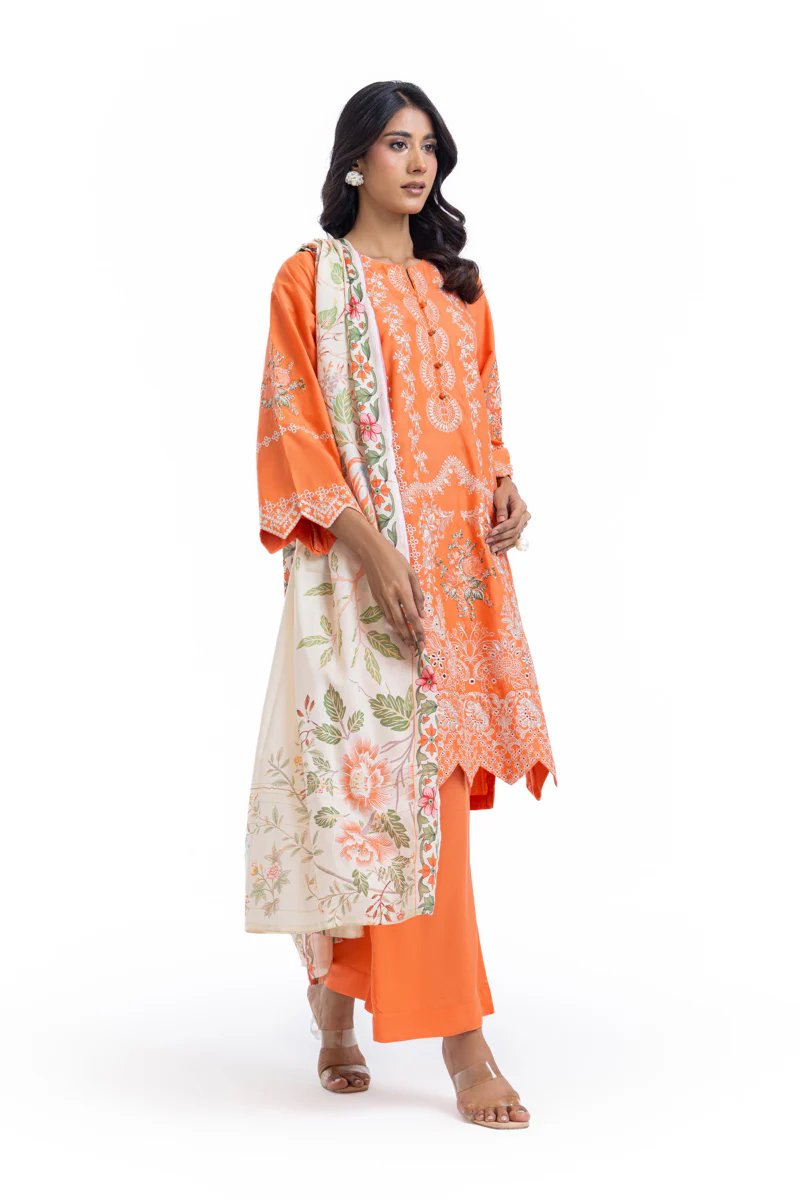 Orange-Jacquard-3 Piece (WP3PSSW25S9O12) - Image 4