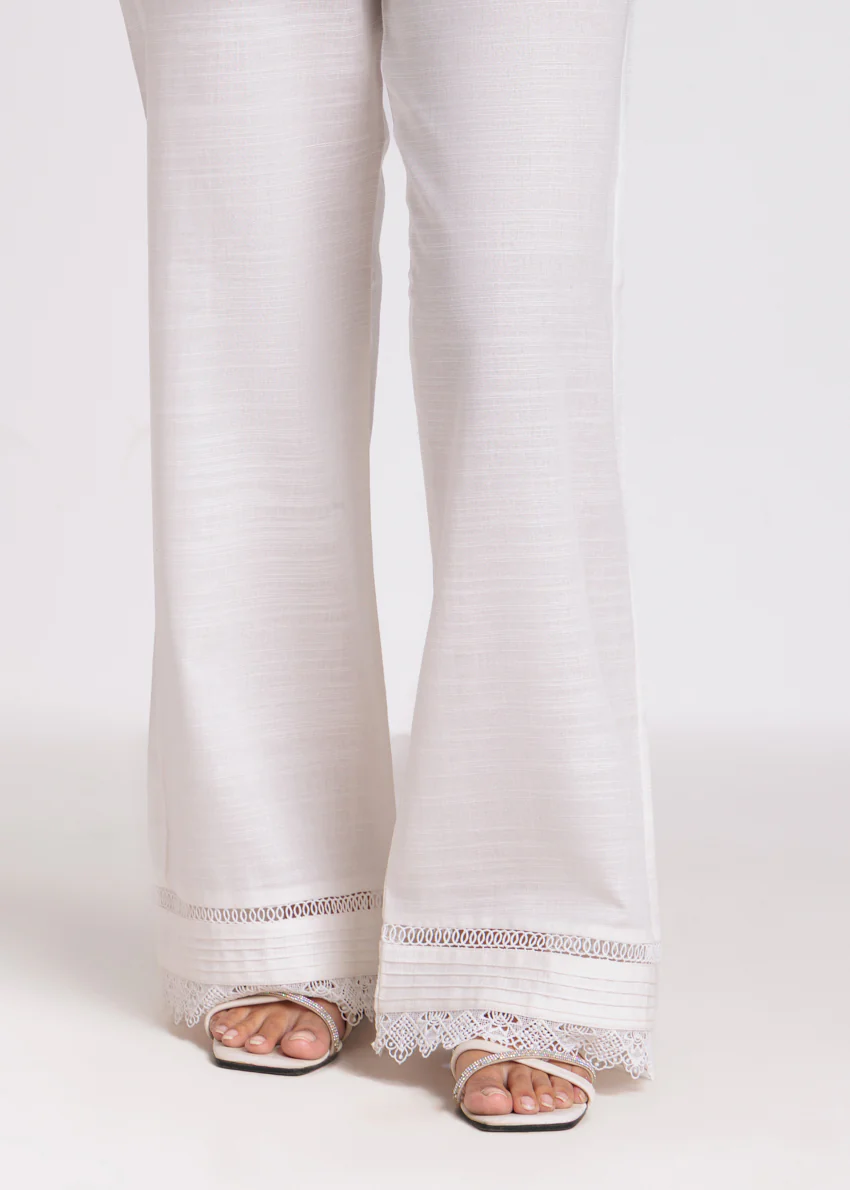 Dyed Khaddar Culotte Trouser (WPBTSBAISSA10N12) - Image 3