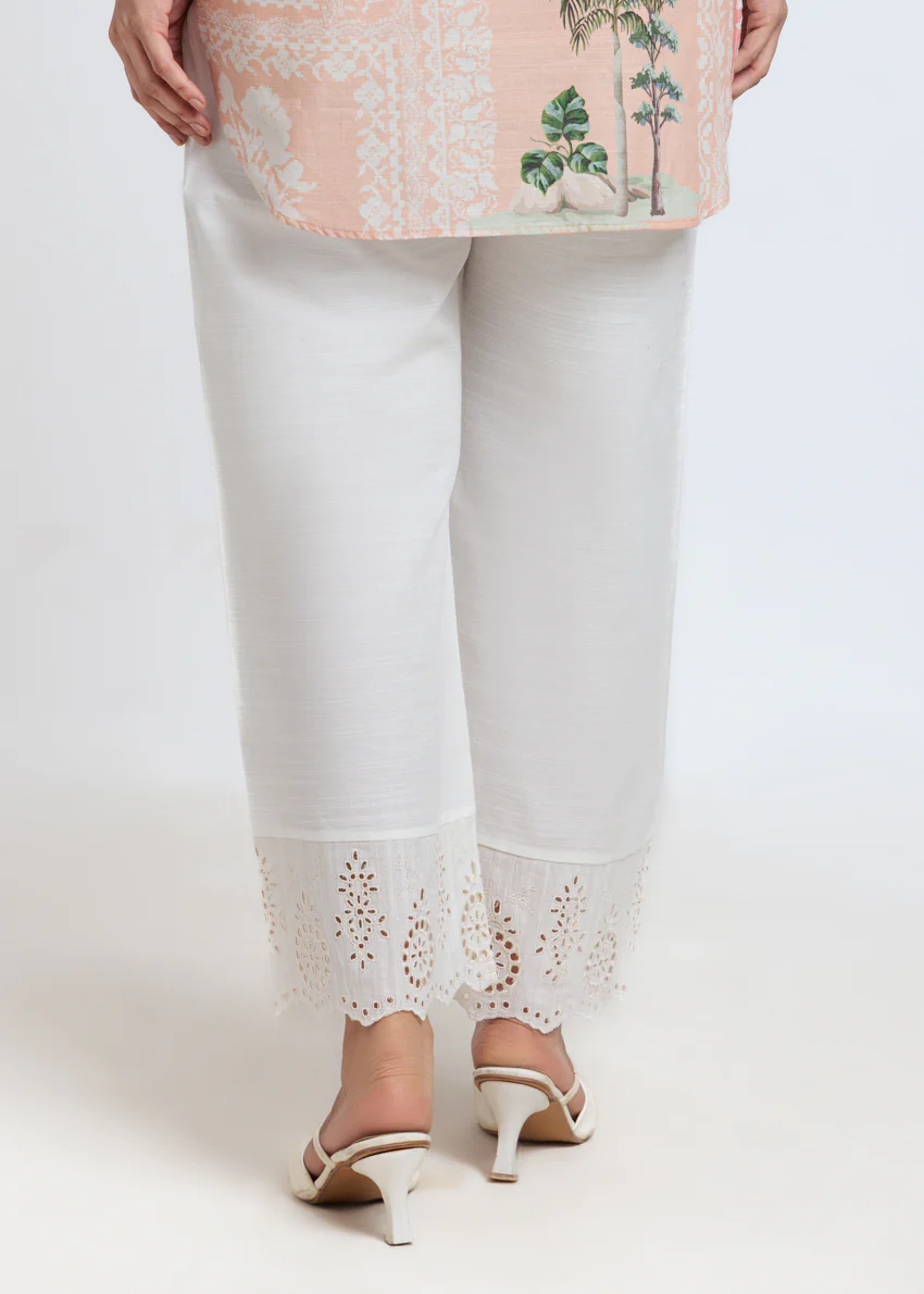 Dyed Khaddar Trouser (WPBTSBAISSA10N7) - Image 2