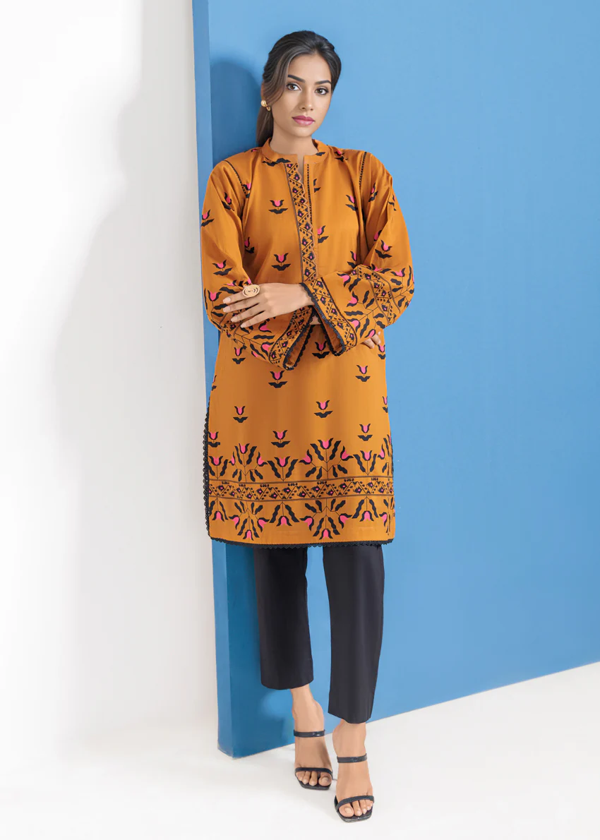 Mustard-Cambric-1 Piece (WPS251P1020) - Image 3