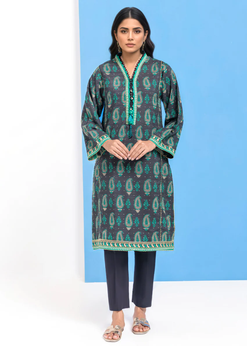 Black-Jacquard-1 Piece (WPS251P2P053) - Image 3