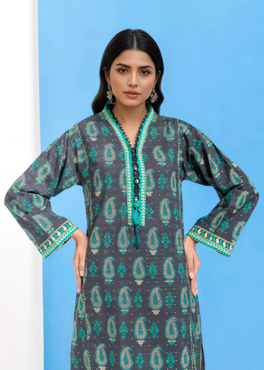 Black-Jacquard-1 Piece (WPS251P2P053) - Image 5