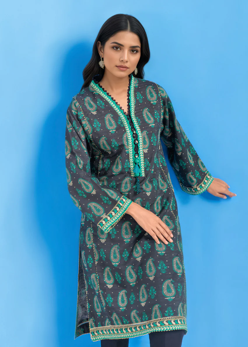 Black-Jacquard-1 Piece (WPS251P2P053) - Image 6