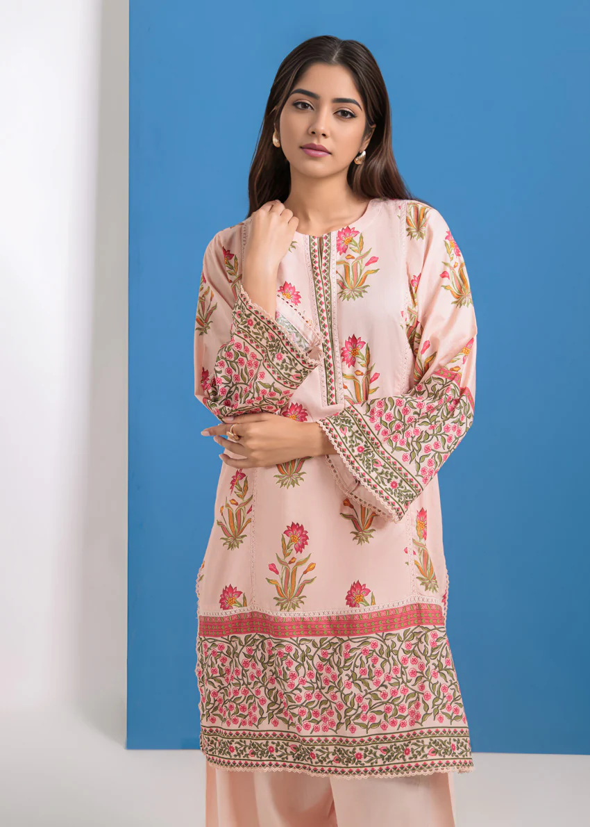 Peach-Cambric-1 Piece (WPS251P3029) - Image 3