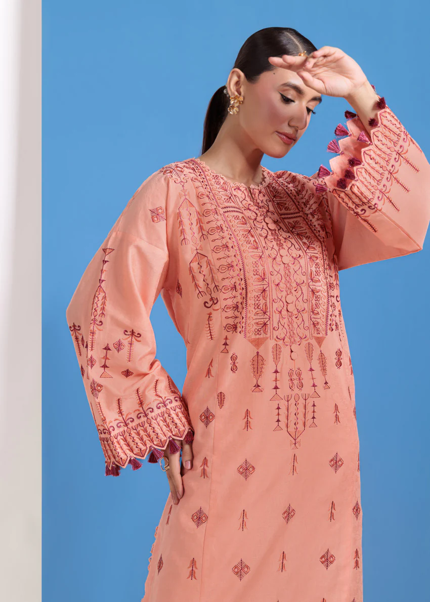 Peach-Jacquard-2 Piece (WPS252DE3024) - Image 5