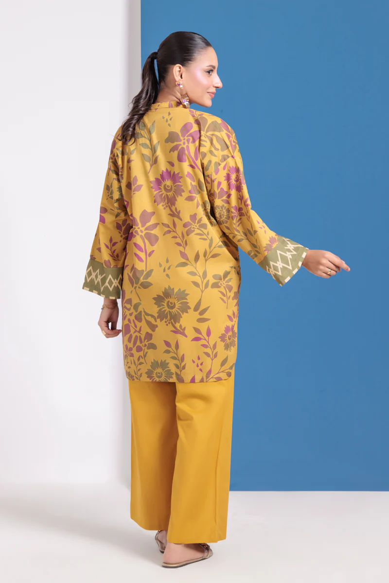 Mustard-Cambric-2 Piece (WPS252P1029) - Image 2