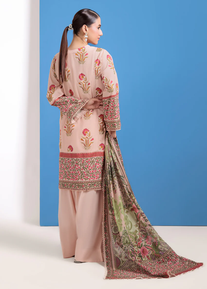Peach-Lawn-2 Piece (WPS252P3029) - Image 2