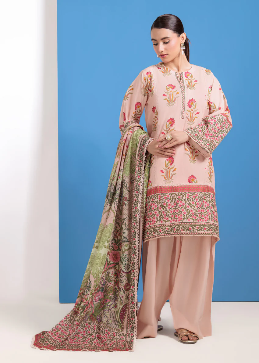 Peach-Lawn-2 Piece (WPS252P3029) - Image 4
