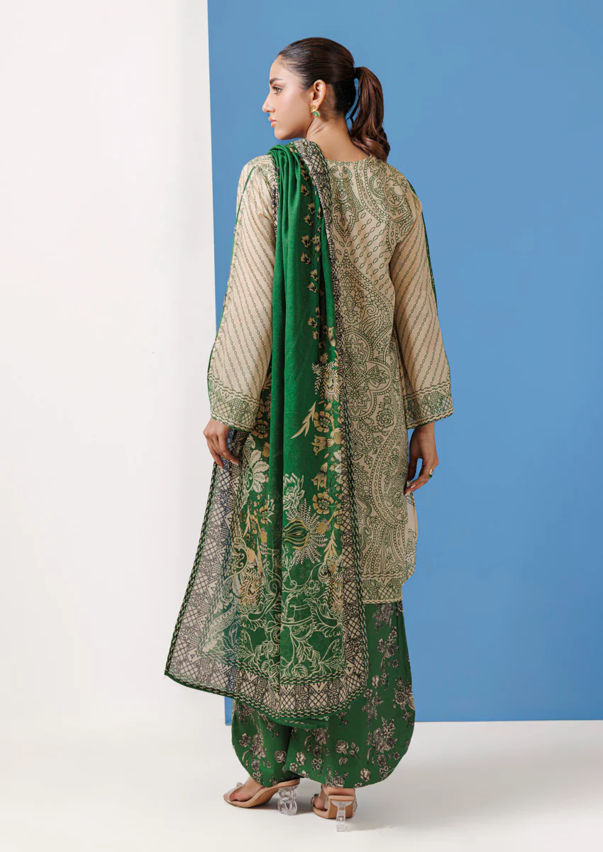F-Green-Cambric-2 Piece (WPS252P3086) - Image 2