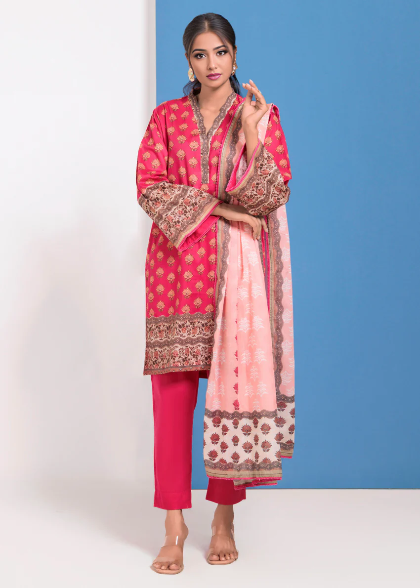 D-Pink-Lawn-2 Piece (WPS252P3098) - Image 5