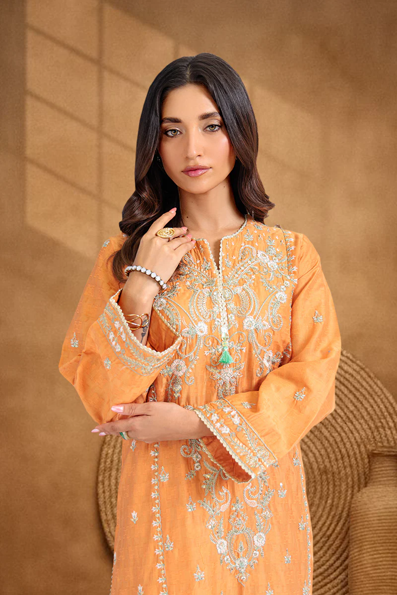 Orange-Dobby-2 Piece (WPS252SE3119) - Image 2