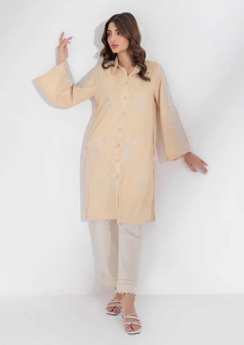Cream-Cambric-1 Piece (WPS25DE1017) - Image 3