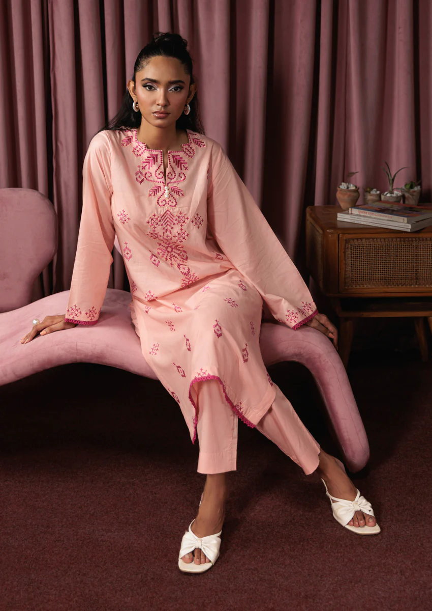 Pink-Lawn-2 Piece (WPS25DE2012) - Image 3