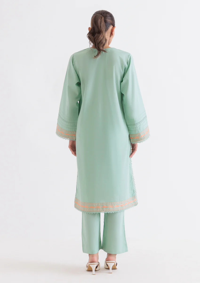 S-Green-Cambric-2 Piece (WPS25DE2016) - Image 2