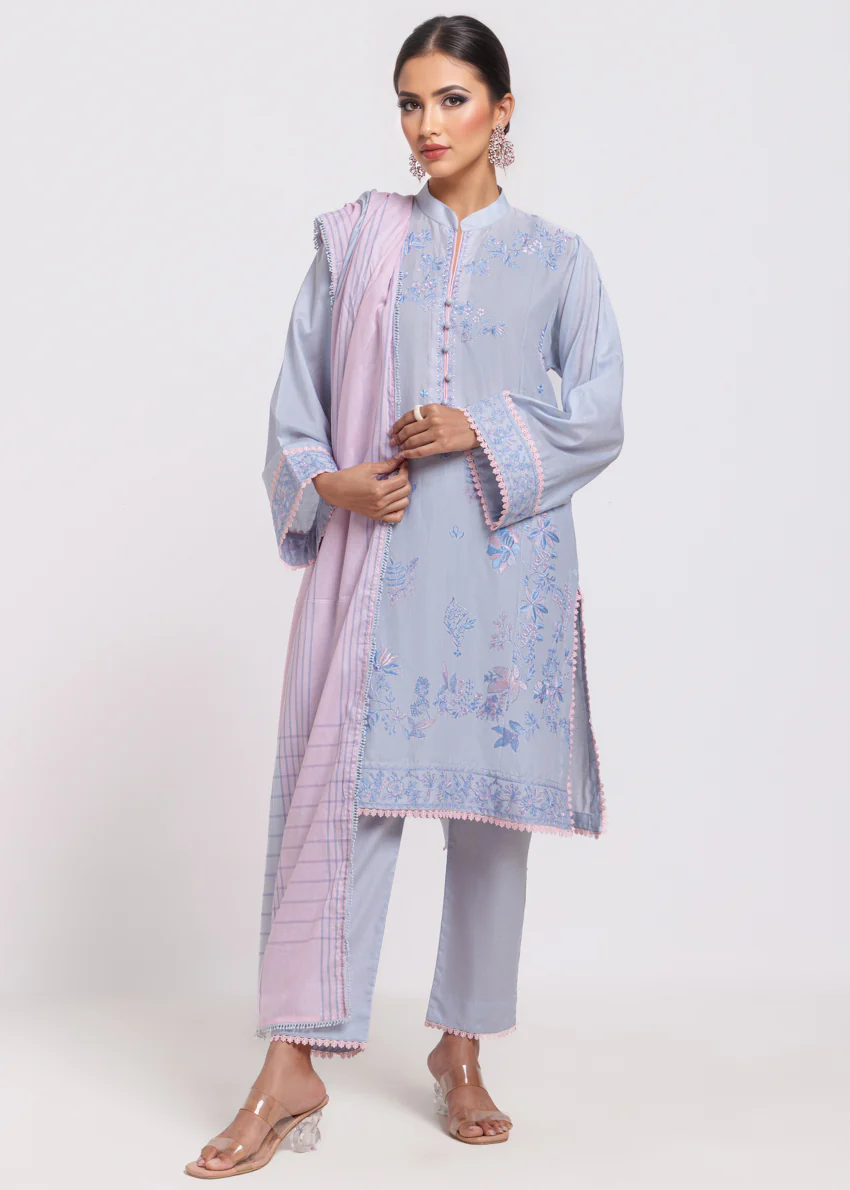 L-Blue-Dobby-3 Piece (WPS25DE3004) - Image 3