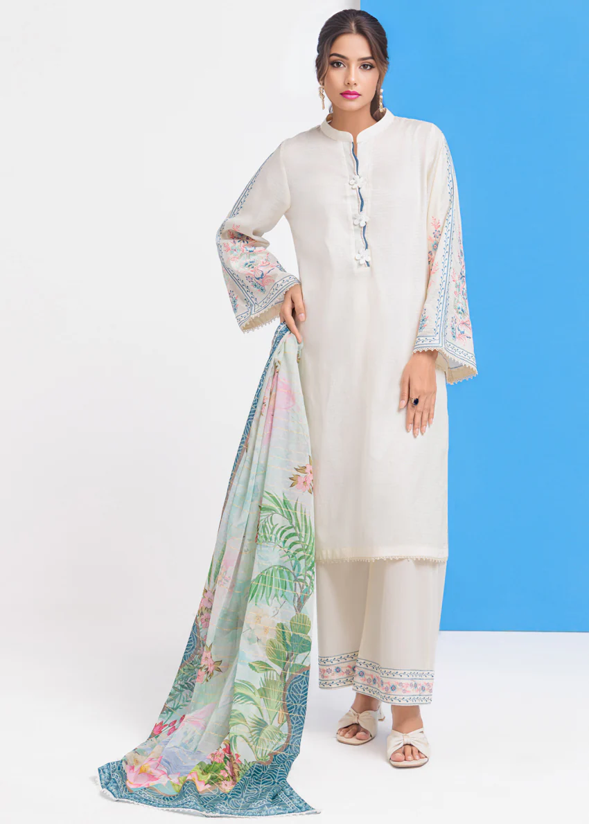 White-Jacquard-3 Piece (WPS25DE3013)