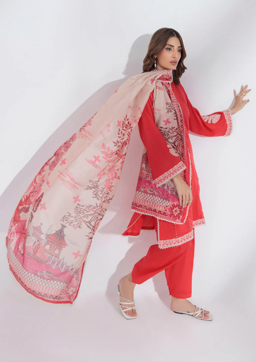 Crimson-Cambric-3 Piece (WPS25DE3028) - Image 11
