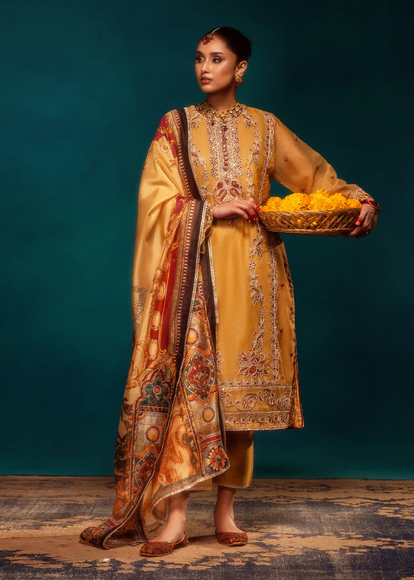 Mustard-Dyed-3 Piece (WPS25FE3010)