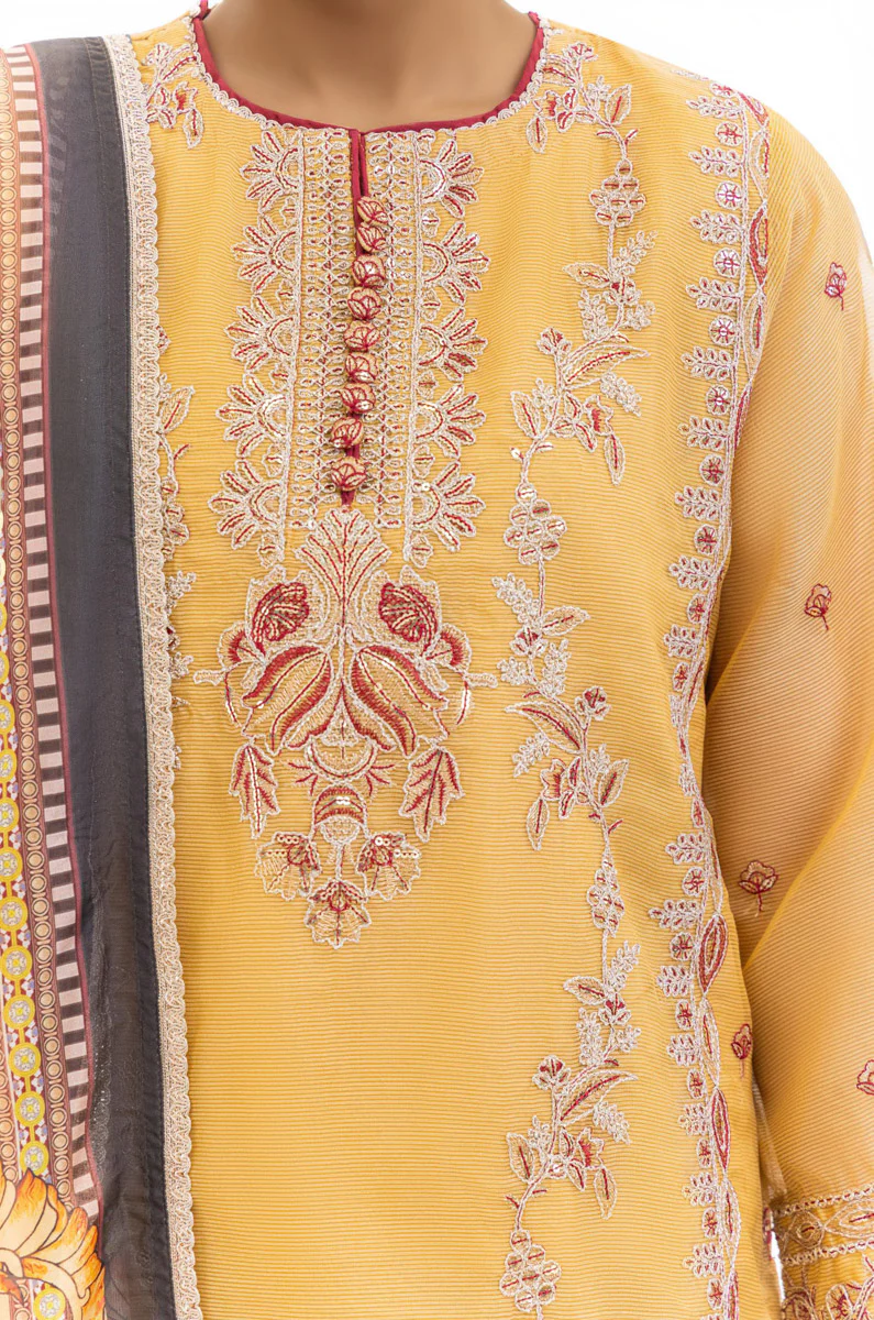 Mustard-Dyed-3 Piece (WPS25FE3010) - Image 10