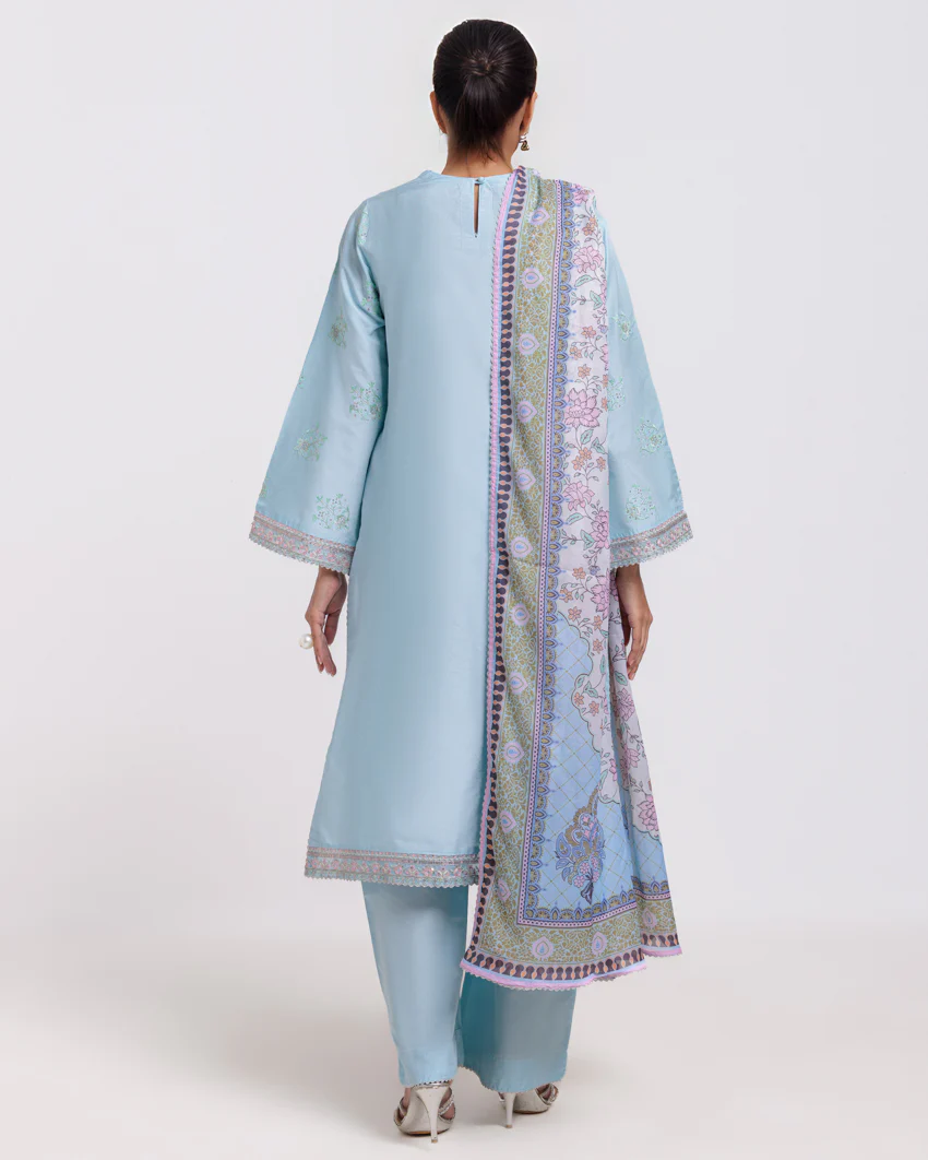 L-Blue-Cotton Net-3 Piece (WPS25FE3024) - Image 3