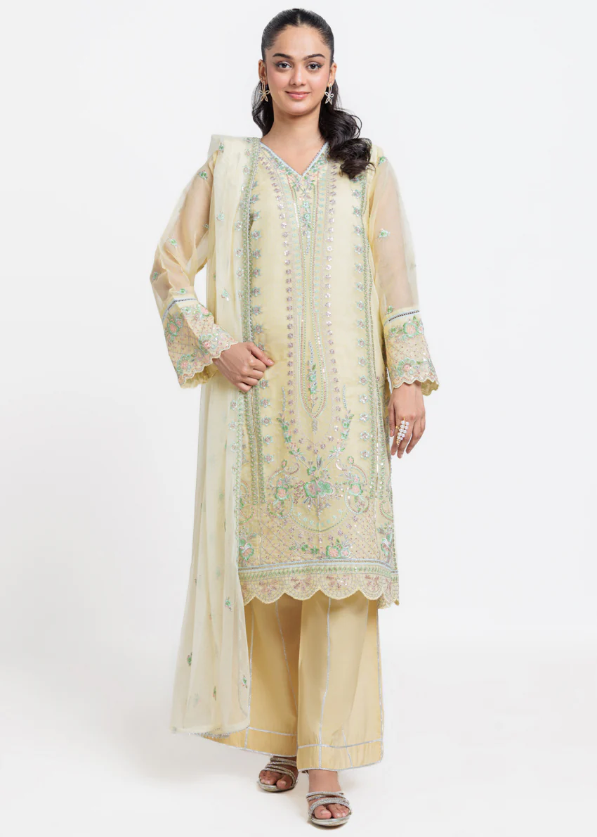 L-Yellow-Textured Net-3 Piece (WPS25FE3031)